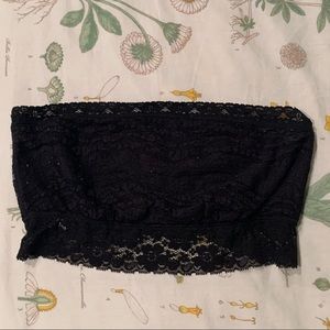 Black free people lace bandeau